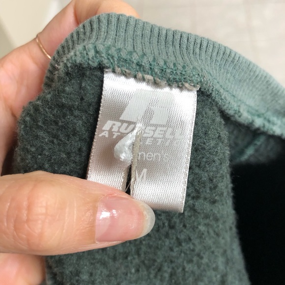 Vintage Russell V-neck Sweatshirt sz M - Picture 3 of 4